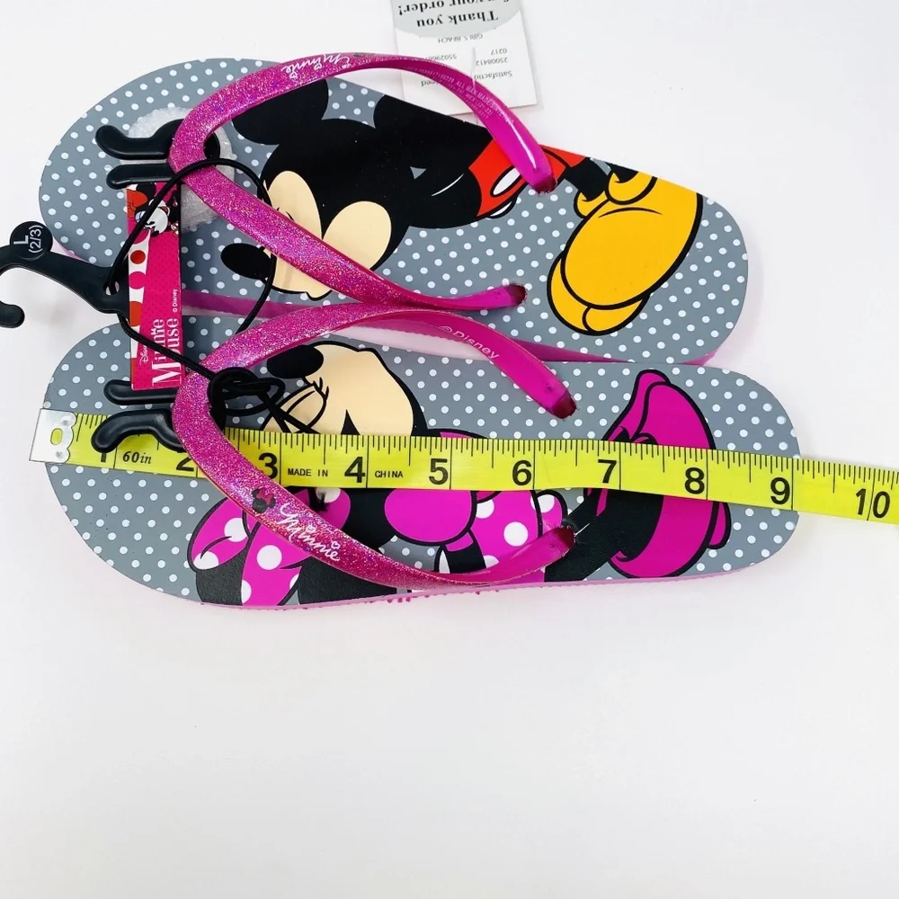 Disney Minnie Mickey Mouse Flip Flop Sandals